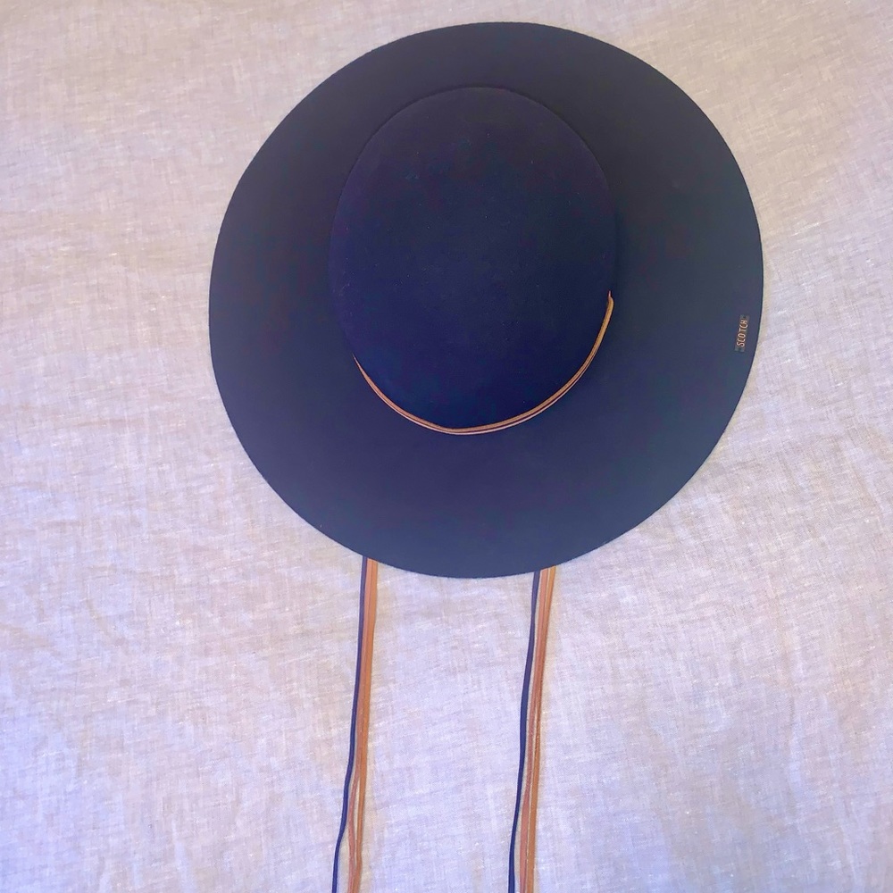 Scotch & Soda Blue Wool Fedora